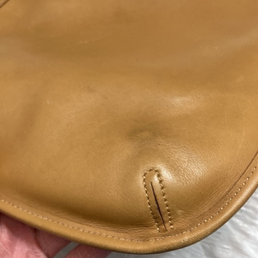 Coach tan leather vintage slim hippie bag 9135 - Picture 6 of 16